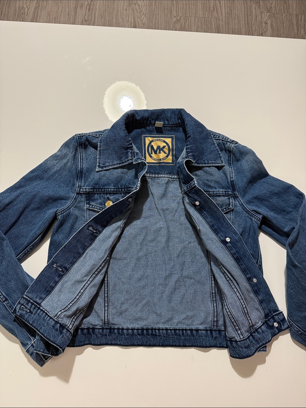 Michael Kors Women’s Jean Jacket Medium Trucker Jacket - Picture 11 of 15